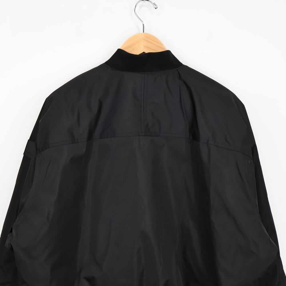Athleta Sateen Bomber Jacket Black Size Large Tall NWT - Picture 8 of 11